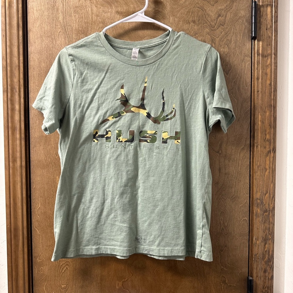 Hush Green Graphic T-Shirt